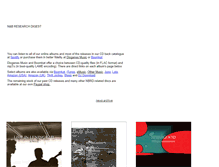 Tablet Screenshot of nbresearchdigest.com